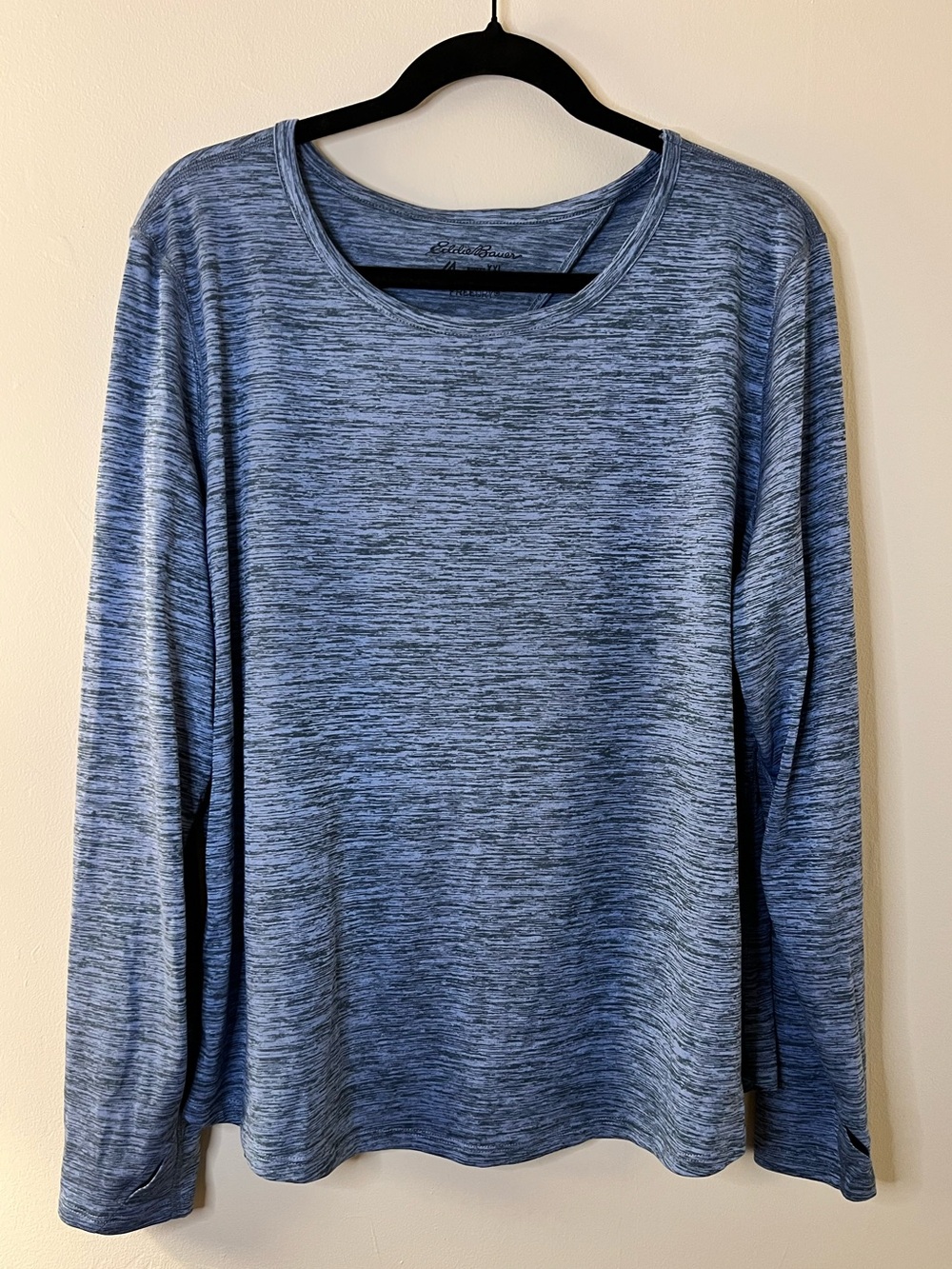 Eddie Bauer Blue Long Sleeve Top Free Dry size XXL